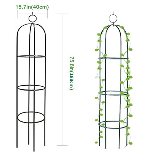 Hot Selling Durable Decorative Planting Tower Plant Support Frame Plant Support Stand