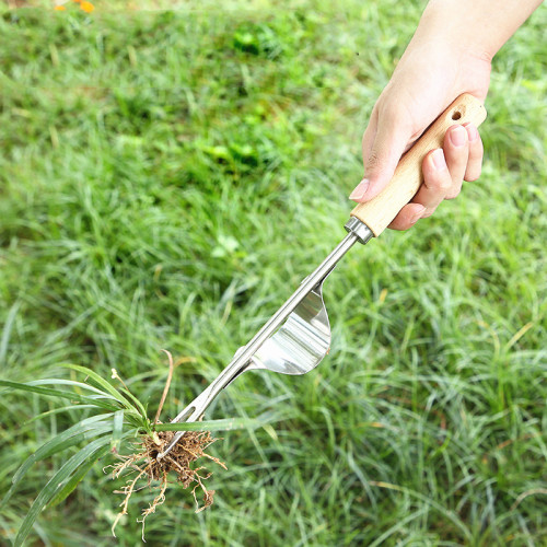 Household Weed Cleaning Shovel New Soil Loosening Root Lifter Seedling Removal Shovel Manual Weeding Gardening Tool