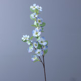 New simulation 2  medlar flower  silk flower living room table display of soft decoration engineering plastic flower who