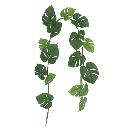 2021Turtle back rattan decorative water pipe ceiling to cover plastic rattan air conditioning pipe winding leaves