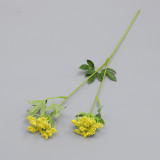 2021DIY wedding flower arrangement holding flowers two fork lace flower simulation wholesale