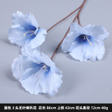 2021Simulation of three morning glory wedding hall road lead hotel home decoration photography props flower material