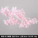 2021Wedding supplies large area ceiling flower art road guide decoration simulation flower snow cherry