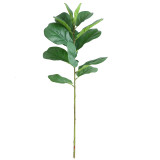 Indoor furniture decoration simulation of green planting false tree potted 64cm simulation of qin leaf figs