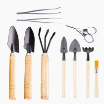 10 piece Hot Selling High Quality Garden Tools Gift Set Stainless Steel Garden Tool Set Home Mini Garden Tool Set