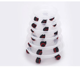 Plant Flower Pot Tray Stand Round Wheel Removable Resin Garden Plate Round Wheel Plant Stand
