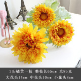 2021Imitation flower sunflower European style bouquet of silk flowers to decorate wedding artificial flowers