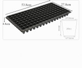 Outdoor 128 Cells Trays Seedling Tray Gardening Seedling Transplanting Durable Trays Seedling Starter Planting