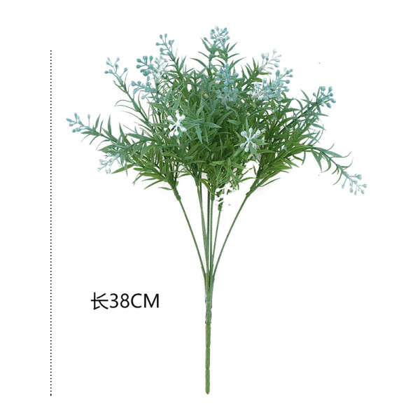 Artificial flower factory home flower arrangement with grass wedding simulation seven fork rice grass