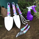 Manufacturers Supply Five-Piece Garden Tool Set Printed 5-Piece Set Affordable Garden Tool Set
