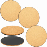 Factory Direct Sale Can Be Customized Cork Flower Pot Mat Home Cork + Plastic Plant Saucer