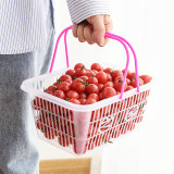 Hot Selling Design Plastic Vegetable Fruit Storage Trays Baskets Plastic Food Baskets Handwork Fruit Storage Baskets