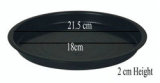 Black Thick Plastic Flowerpot Drip Tray Plant Pot Saucer Flowerpot Chassis Tray For Fleshiness Planter Garden Balcony