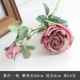 2021 manufacturer wholesale wedding home decoration bottle flower 2 simulated flower roses