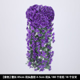 Violet wall hanging balcony decoration flower basket garden scenic spot ceiling flower rattan simulation plant