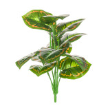 2021BanJiao bundle potted Nordic style home decoration 12 simulated Green Peacock leaves