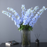 Wedding simulation flowers furniture ornaments flowers silk flowers hotel lobby decoration single branch large delphinium