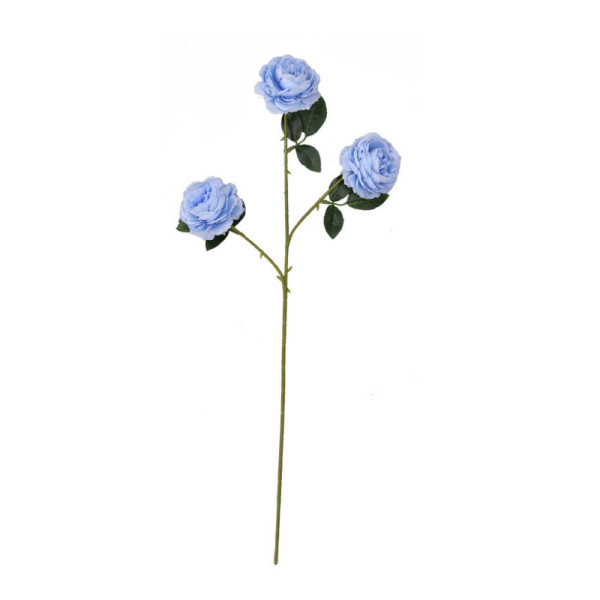 Blue simulation of the wedding hall set decoration flowers wedding supplies road lead flowers light blue fog blue fake flowers