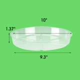 10 Inch 8 Pack Plastic Plant Pot Saucers Plastic Plant Saucer Round Indoor Flower Pot Trays For Growing Plants