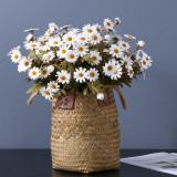 Autumn is a simulated 9-head bundle of chrysanthemums Nordic style pastoral wild chrysanthemum home decoration flower