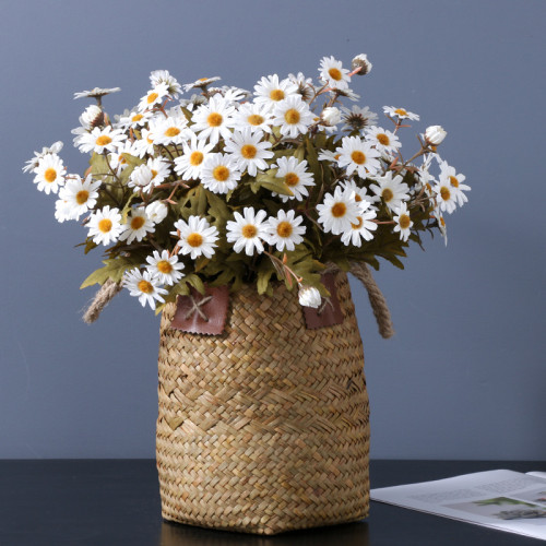 Autumn is a simulated 9-head bundle of chrysanthemums Nordic style pastoral wild chrysanthemum home decoration flower