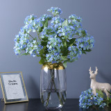 2021Wedding decoration silk flower hotel auditorium decoration photo props simulation hydrangea