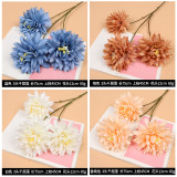 Wedding hall road guide decorative flower home beauty Chen fake flower table tennis chrysanthemum simulation Melaleuca lotus