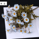Autumn is a simulated 9-head bundle of chrysanthemums Nordic style pastoral wild chrysanthemum home decoration flower