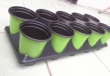 Flowerpot Tray Two Color Flowerpot Color Flowerpot Export Tray Tray Color Printing