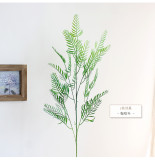 Simulated leaf plastic flower green plant wedding flower arrangement household decoration bottle flower manufacturer wholesale