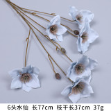 Blue simulation of the wedding hall set decoration flowers wedding supplies road lead flowers light blue fog blue fake flowers