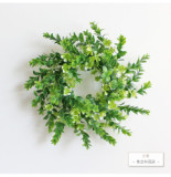 Horticultural simulation plant Wreath Christmas door decoration Wedding Decoration pendant Eucalyptus circle
