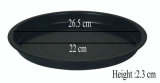 Black Thick Plastic Flowerpot Drip Tray Plant Pot Saucer Flowerpot Chassis Tray For Fleshiness Planter Garden Balcony