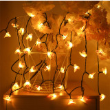 New Solar Powered Cute Honey Bee Led String Light Waterproof Bee Outdoor Garden Fence Patio Christmas Garland Lights