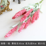 12 grain imitation Lavender Korean pastoral PE rubber artificial flower manufacturer wholesale