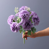 New 10 head bouquet of carnation fake flowers simulation flowers Mother's Day bouquet sent to teachers to send elders spot
