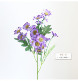 2021Silk flower home decoration bottle flower wedding ornaments artificial flowers 20 long stem daisies