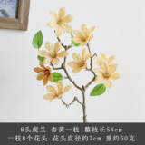 Simulation flower silk flower home  decoration wedding manufacturers wholesale 8 Tiger orchids