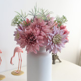 2021Mix and match simulated flowers to tie up bouquets of dahlias with Floral Wedding