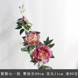 2021Simulation silk flower decoration wedding manufacturers wholesale 3 European peonies
