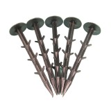 Wholesale Black Color Garden Plastic Peg High-quality  Gardening Fixing Tools Outdoor Plastic Gardening Ground Nail