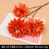 Wedding hall road guide decorative flower home beauty Chen fake flower table tennis chrysanthemum simulation Melaleuca lotus
