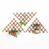 Creative Wholesale Wooden Fence Climbing Plant Support Wooden Garden Trellis Climbing Plant Frame