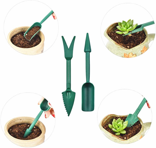 2pcs Colorful High Quality Garden Tools Transplanter Transplant Tool Set Gardening Hand Transplanting Mini Tools