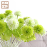 Home furnishing table decoration bottle flower shop small ornaments fresh single branch simulation flower grass ball