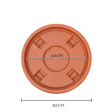 Non-slip Flower Pots Bonsai Moving Base Tray Round Universal Wheel Yard Gardening Flower Pot Tray For Plant Succulent