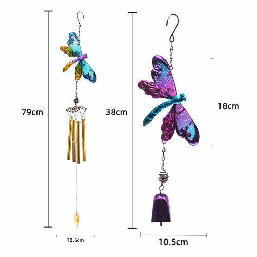 Creative Animal Hanging Colorful Metal Wind Chimes Personalized Metal Wind Chimes Indoor Wind Chimes