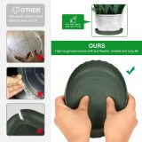 Round Plant Saucer 6 inch Drip Trays Dark Green Plastic Tray Saucers Indoor Outdoor Flower Pot
