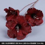 2021Simulation of three morning glory wedding hall road lead hotel home decoration photography props flower material