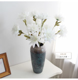 Simulated silk flower home furnishings wedding decoration flower arrangement network new 3 big clawed chrysanthemums